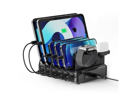 EWENT ŁADOWARKA SIECIOWA 130W 6-PORTOWA, 4X USB-C