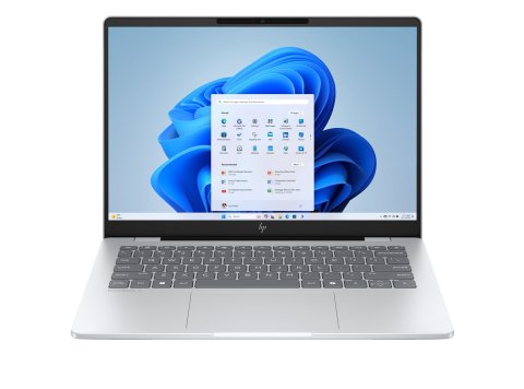 HP OmniBook 7 AI 14-fr0003nw Intel Core Ultra 5 225U Laptop 35,6 cm (14") 2K 16 GB LPDDR5-SDRAM 512 GB SSD Wi-Fi 6E (802.11ax) Windows 11 Pro AI PC Srebrny