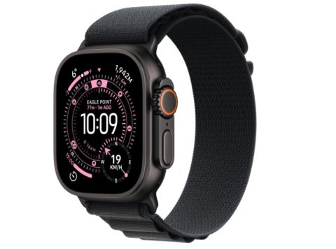 Watch Ultra 3 GPS + Cellular, koperta 49 mm z tytanu w kolorze czarnym, opaska Alpine w kolorze czarnym - rozmiar S