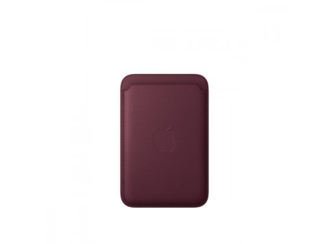 Portfel z tkaniny FineWoven z MagSafe do iPhonea - burgund
