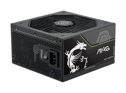 Zasilacz MSI MAG A1000PLS PCIE5 1000W 135mm 80plus Platinum aPFC
