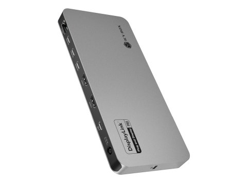 ICY BOX IB-DK7402-C31 Przewodowa USB 3.2 Gen 2 (3.1 Gen 2) Type-C Czarny, Antracyt