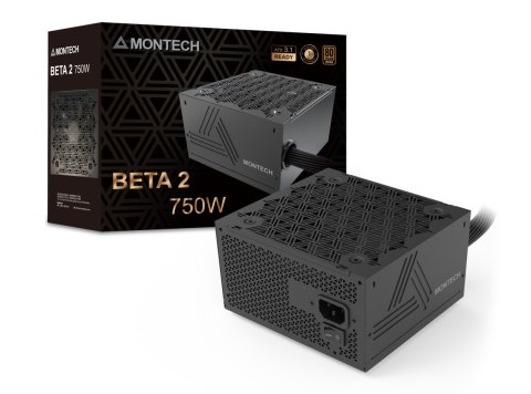 Montech BETA 2 moduł zasilaczy 750 W 20+4 pin ATX ATX Czarny