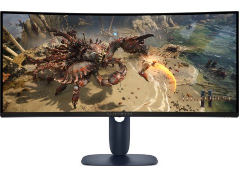 Alienware AW3425DWM monitor komputerowy 86,4 cm (34") 3440 x 1440 px Wide Quad HD LCD Czarny, Niebieski
