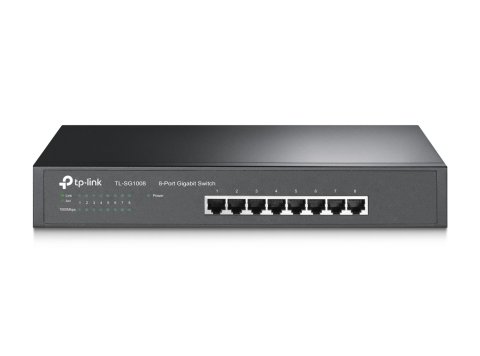 TP-Link TL-SG1008 przełącznik sieciowy Nie zarządzany Gigabit Ethernet (10/100/1000) Czarny