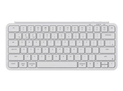 Keychron B1P-K8 klawiatura Dom/Biuro USB + RF Wireless + Bluetooth Kość słoniowa