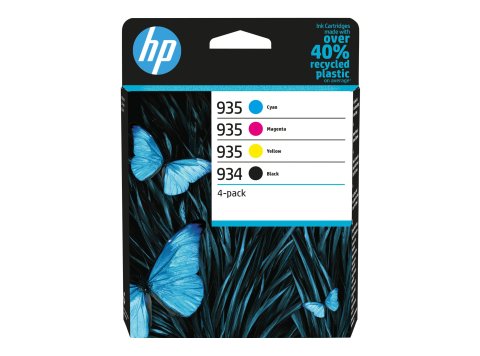 HP 934 BLACK / 935 CMY INK/CARTRIDGE 4-PACK