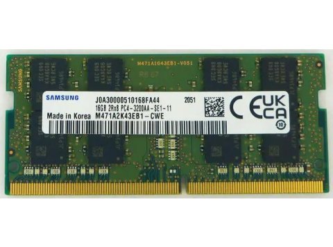 Samsung M471A2K43EB1-CWE moduł pamięci 16 GB 1 x 16 GB DDR4 3200 MHz