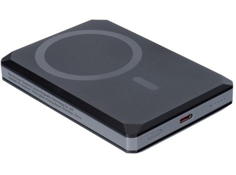 Powerbank Veger GeoWallet Tracker X5 5000 mAh 20 W PD QC 3.0 MFi MagSafe USB-C czarny