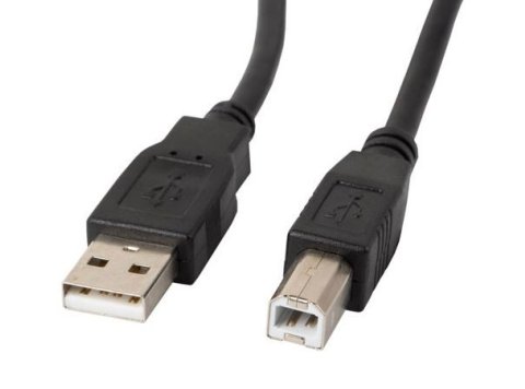 Kabel USB-A(M)->USB-B(M) 2.0 0.5M CZARNY