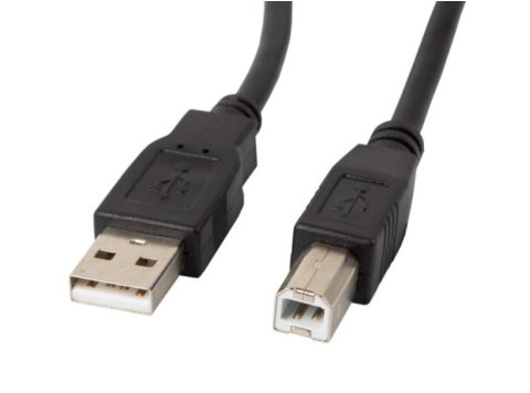 Kabel USB 2.0 AM-BM 5M czarny