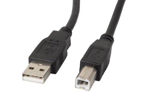 Kabel USB 2.0 AM-BM 3M Ferryt czarny