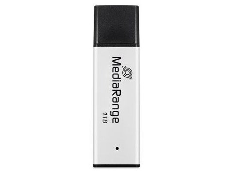MediaRange MR1905-1 pamięć USB 1 TB USB Typu-A 3.2 Gen 1 (3.1 Gen 1) Czarny, Srebrny