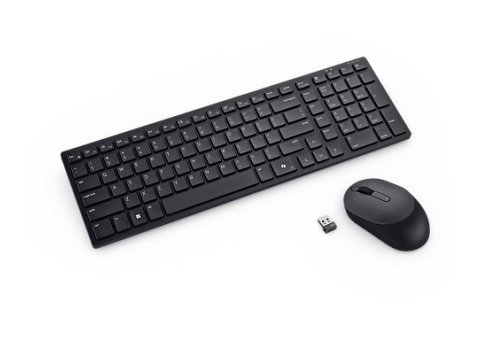 DELL Kompaktowa cicha klawiatura i mysz Pro — KM555 - US International (QWERTY)
