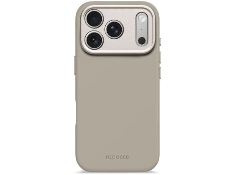 Decoded Silicone Backcover Apple iPhone 17 Pro Soft Taupe pokrowiec na telefon komórkowy 16 cm (6.3") Szarobrązowy