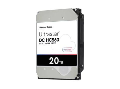 Dysk serwerowy HDD Western Digital Ultrastar DC HC560 WUH722020BL5204 (20 TB; 3.5"; SAS)