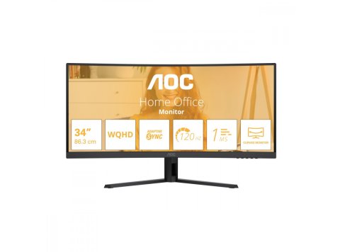Monitor 34 cale CU34B3E VA Curved 120Hz HDMI DP