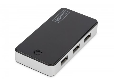 Hub USB 3.0 4-portowy SuperSpeed 5Gbps, czarny