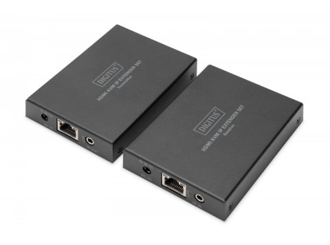 Przedłużacz / Extender KVM HDMI+USB 150m po kat.5e UTP/IP 1080p FHD 60Hz audio (zestaw)
