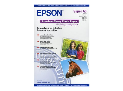 EPSON C13S041316 Papier Epson Premium Glossy photo 255g A3+ 20ark
