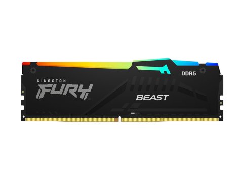 Kingston Technology FURY Beast RGB moduł pamięci 16 GB 1 x 16 GB DDR5 5200 MT/s