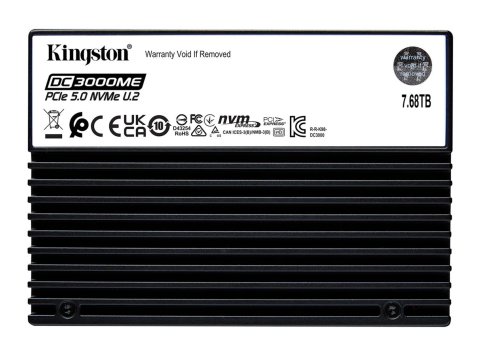 Dysk SSD Kingston DC3000ME 7.68TB U.2 (15mm) NVMe PCIe 5.0 SEDC3000ME/7T6 (DWPD 1) TCG