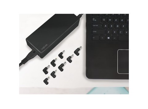 LogiLink PA0215 adapter zasilający/ inwentor Wewnętrzna 90 W Czarny