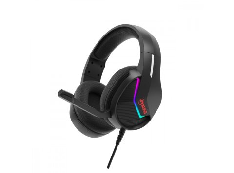 Słuchawki TACTIC 40 RGB mikrofon wired czarne