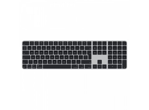 Klawiatura Magic Keyboard z Touch ID i polem numerycznym dla modeli Maca z czipem Apple - angielski (międzynarodowy) - czarne klawisze
