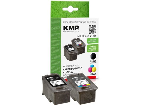 KMP 1581,4005 nabój z tuszem 3 szt. Zamiennik Wysoka (XL) wydajność Czarny, Cyjan, Purpurowy, Żółty