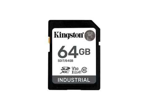 Karta pamięci SD 64GB Industrial C10 UHS-I U3 V30 A1 pSLC