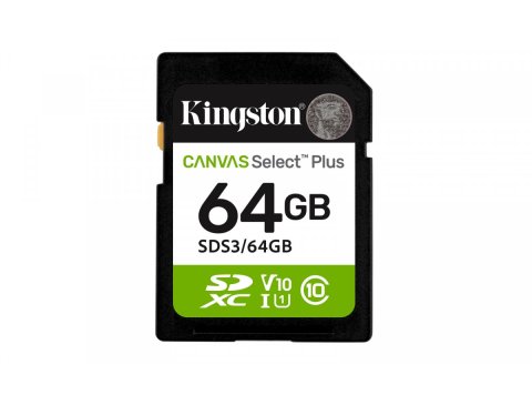 Karta pamięci SD 64GB Canvas Select Plus Gen3 100MB/s