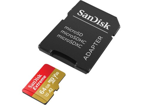 Karta pamięci Extreme microSDXC 64GB 170/80 MB/s A2 V30 U3