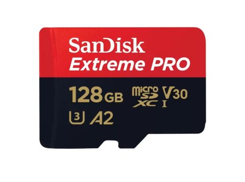 Karta pamięci Extreme Pro microSDXC 128GB 200/90 MB/s A2 V30