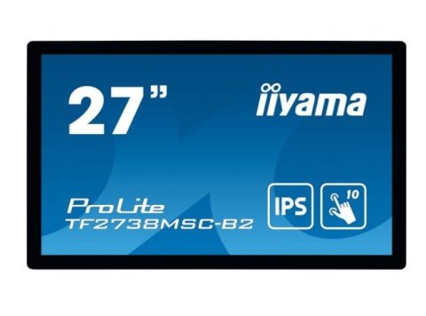 Monitor wielkoformatowy 27 cali TF2738MSC-B2 IPS,FHD,DVI,DP,HDMI,2x3W,poj.10p,IP1X