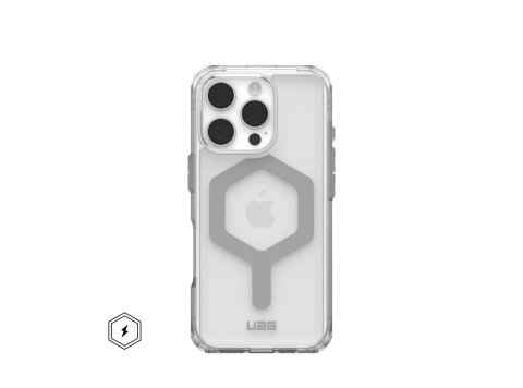 Urban Armor Gear Plyo pokrowiec na telefon komórkowy 16 cm (6.3") Srebrny, Przezroczysty