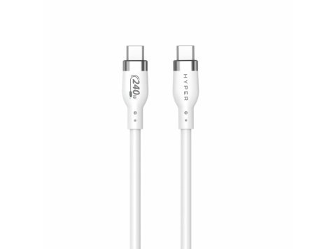 HYPER HJ4002WHGL kabel USB USB 2.0 2 m USB C Biały