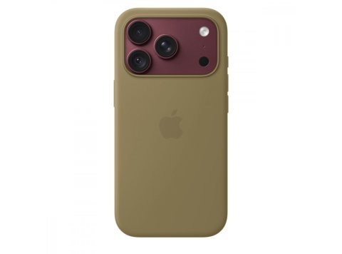 Etui silikonowe z MagSafe do iPhonea 18 Pro - oliwka