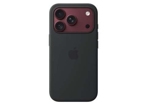 Etui silikonowe z MagSafe do iPhonea 18 Pro - czarny