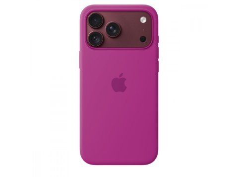 Etui silikonowe z MagSafe do iPhonea 18 Pro Max - magenta