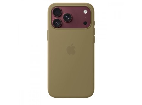 Etui silikonowe z MagSafe do iPhonea 18 Pro Max - oliwka