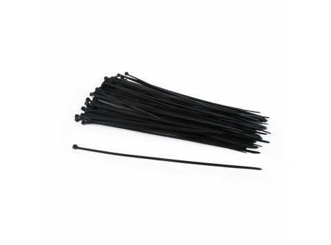 Opaska zaciskowa nylon 25cm/3.6mm (100szt) czarna