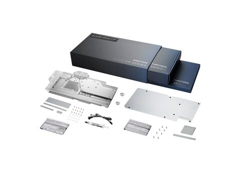 Phanteks PH-GB6900ASSRX_CR01 system chłodzenia komputerów Karta graficzna, Płyta główna, Procesor Zestaw do chłodzenia płynami Chrom 1 szt.