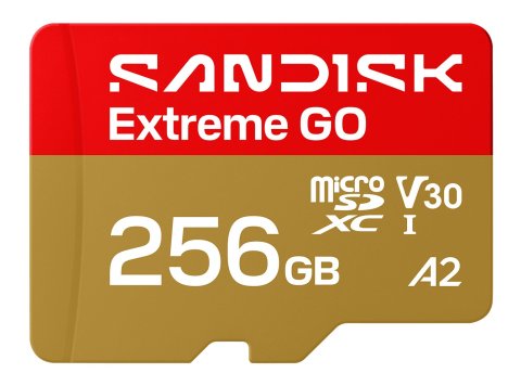 Sandisk Extreme Go microSD UHS-I 256GB MicroSD 240MB/s(R) / 160MB/s(W)