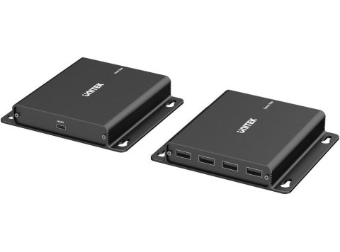 Unitek Przedłużacz USB-C na 4× USB-A przez Ethernet, zasięg do 150 m 480Mbps