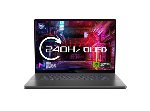 ASUS ROG Zephyrus G16 GU605CM-QR027W Ultra 7 255H 16"2.5K OLED 240Hz 500nits AG 16GB LPDDR5X 7467 SSD1TB GeForce RTX 5060 8GB Cam1080p+IR 90WHrs Win11 Aluminum Eclipse Gray