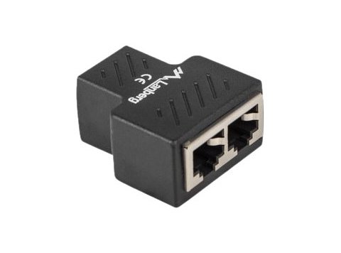 LANBERG ADAPTER ZŁĄCZKA SIECIOWA RJ45 -> 2X RJ45 EKRANOWANY
