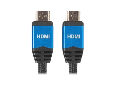 Kabel Lanberg Premium CA-HDMI-20CU-0010-BL (HDMI M - HDMI M; 1m; kolor czarny)