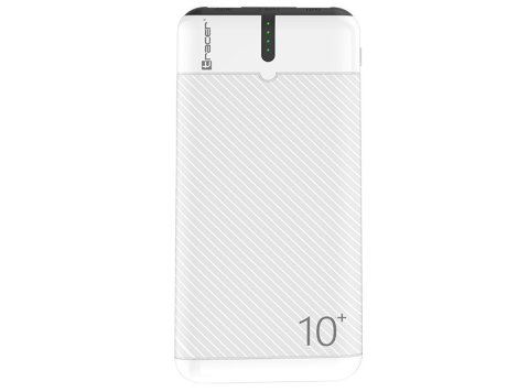 PowerBank EnerGo 10000mAh biało-czarny