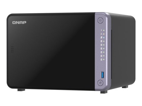 Qnap TS-632X-4G, Tower, 6 x 2.5"/3.5" SATA, AnnapurnaLabs Alpine AL524 4C, 4GB (Max. 16GB) DDR4 SODIMM, 2 x 2.5GbE, 2 x 10GbE SFP+, 2 x USB 3.2 Gen, adapter 120W